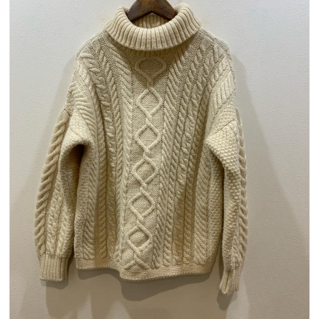 イギリス製 guenrsey woollens アランニット ガンジーウーレンズ