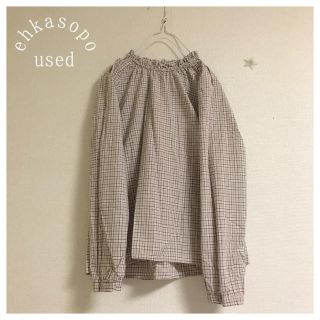 エヘカソポ(ehka sopo)の【SALE】ehka sopo スタンドフリルブラウス (シャツ/ブラウス(長袖/七分))