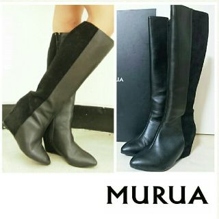 ムルーア(MURUA)のMURUA*バイカラーブーツ(ブーツ)