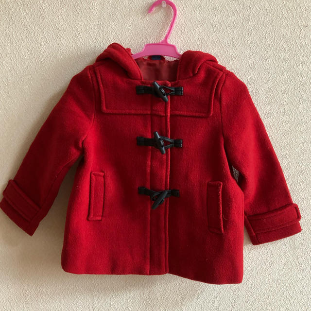 babyGAP(ベビーギャップ)の極美品【GAP100】ダッフルコート キッズ/ベビー/マタニティのキッズ服女の子用(90cm~)(コート)の商品写真