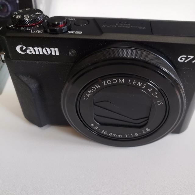 Canon(キヤノン)のさらに値下げ！G7x mark2 中古美品 スマホ/家電/カメラのカメラ(コンパクトデジタルカメラ)の商品写真