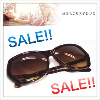 マーキュリーデュオ(MERCURYDUO)の大幅値下げ！美品サングラス(サングラス/メガネ)