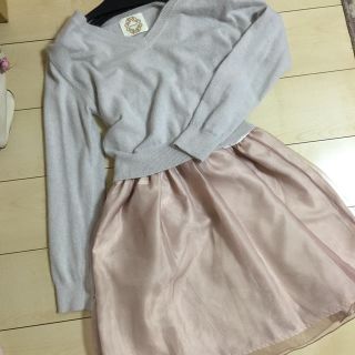 プロポーションボディドレッシング(PROPORTION BODY DRESSING)のニット&チュールワンピセット(ひざ丈ワンピース)