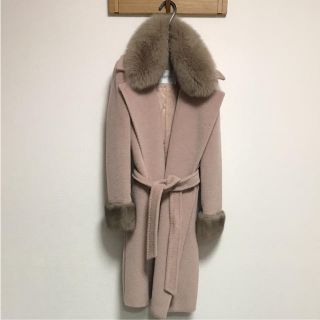 マックスマーラ(Max Mara)のmiiko様 MaxMara マックスマーラ コート フォックス ミンクファー (ロングコート)