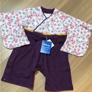 ディズニー(Disney)の新品タグ付き70袴はかまロンパースディズニーマリーちゃん⑤(和服/着物)