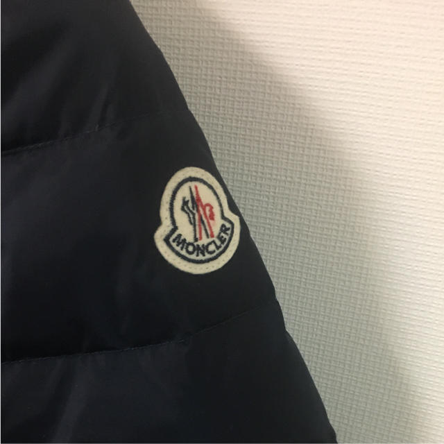 MONCLER(モンクレール)のMONCLER モンクレール  FLAMME ロング ダウンコート ネイビー  レディースのジャケット/アウター(ダウンコート)の商品写真