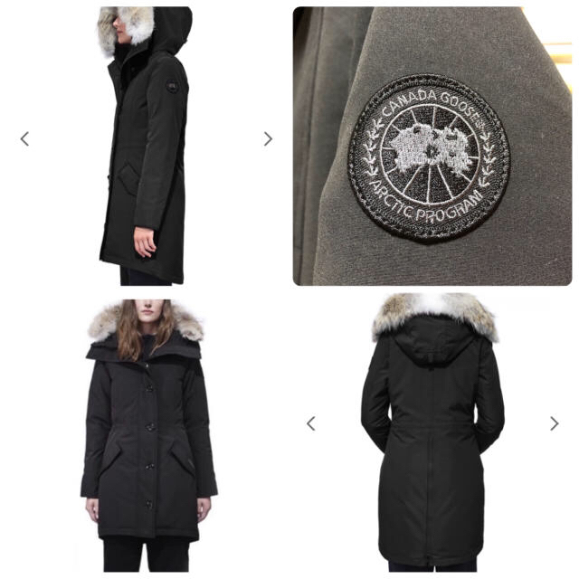 CANADA GOOSE(カナダグース)の専用商品公式サイト購入 カナダグース ロスクレアパルカ  ブラックレーベル XS レディースのジャケット/アウター(ダウンコート)の商品写真