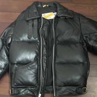 GOODENOUGH - Goodenough レザーダウンジャケット Schott ダブルネーム