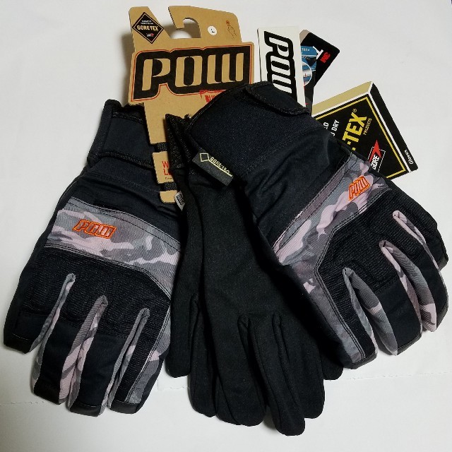 【サラっペ様専用】■POW GLOVE /ポウ/インナーグローブ付き/  スポーツ/アウトドアのスノーボード(その他)の商品写真