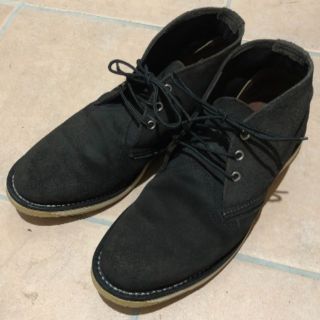 レッドウィング(REDWING)のRED WING  レッドウィング チャッカブーツ  BLACK_SUEDE(ブーツ)