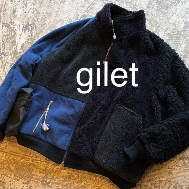 特価 gilet - GILET ジレ リメイク フリースジャケット フリース