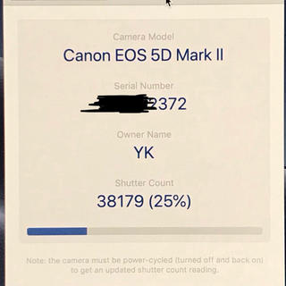キヤノン(Canon)の【中古】Canon EOS5D mark2(デジタル一眼)