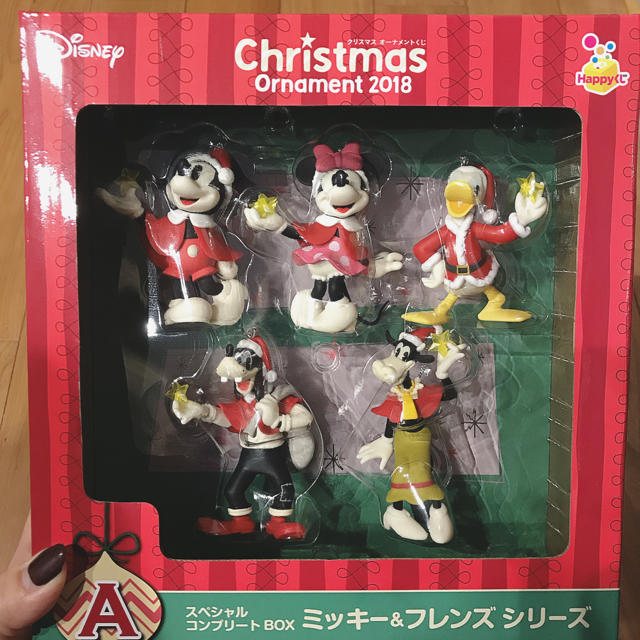 Disney(ディズニー)のクリスマスオーナメント ディズニー ファミマくじ エンタメ/ホビーのおもちゃ/ぬいぐるみ(キャラクターグッズ)の商品写真