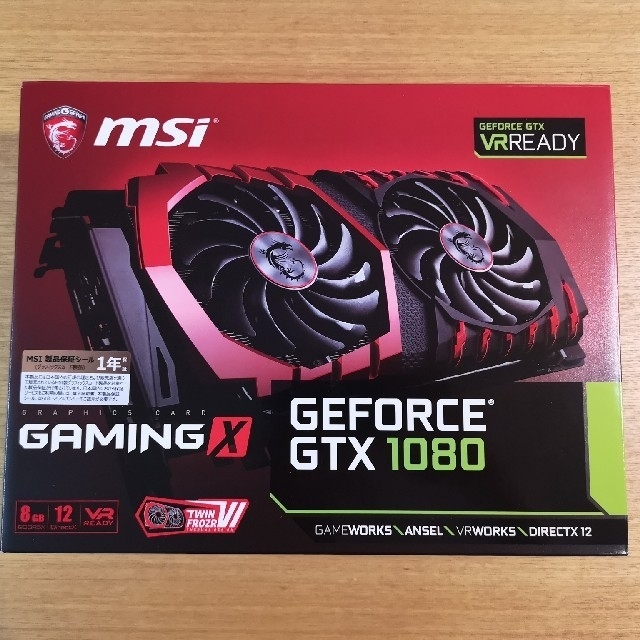 msi GAMING GEFORCE GTX1080 スマホ/家電/カメラのPC/タブレット(PCパーツ)の商品写真