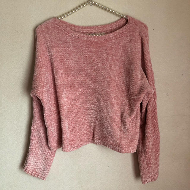 Bershka(ベルシュカ)のBershka💜ピンクニット S レディースのトップス(ニット/セーター)の商品写真