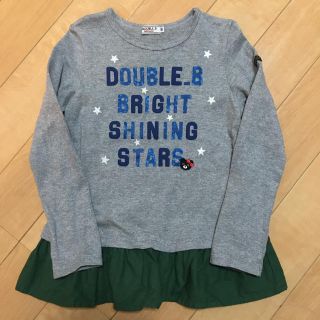 ダブルビー(DOUBLE.B)のミキハウス ダブルBチュニック 130(Tシャツ/カットソー)