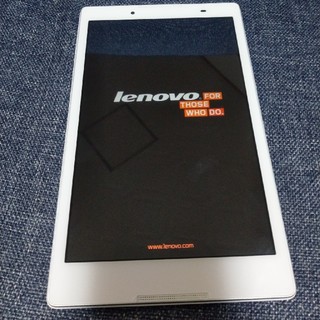 レノボ(Lenovo)のYmobile　Lenovo tab2 501LV ホワイト(タブレット)