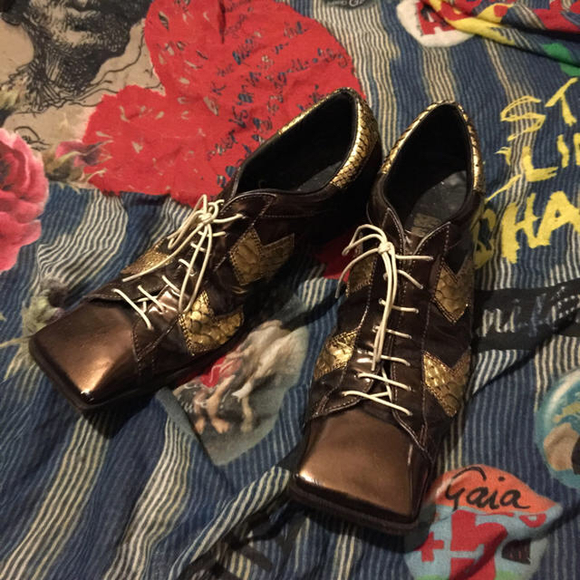 Vivienne Westwood(ヴィヴィアンウエストウッド)のMAN hammerhead shoes  bag set メンズの靴/シューズ(ドレス/ビジネス)の商品写真