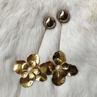 metal flower____hydrangea(ピアス)