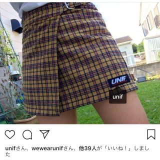 ユニフ(UNIF)のunif(ミニスカート)