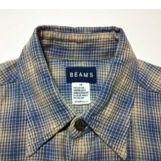 ビームス(BEAMS)の【美品】BEAMS チェック シャツジャケット メンズ M 女性にも。(シャツ)