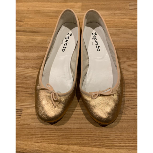 通販格安】 repetto - repetto CENDRILLON ピンク ゴールド 37 1/2