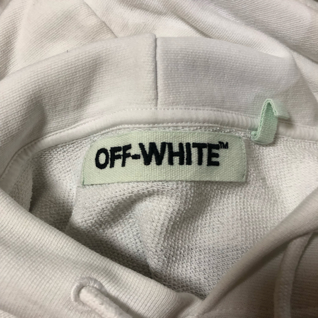 OFF-WHITE(オフホワイト)の値下げ可能！  off-white プリント パーカー L メンズのトップス(パーカー)の商品写真