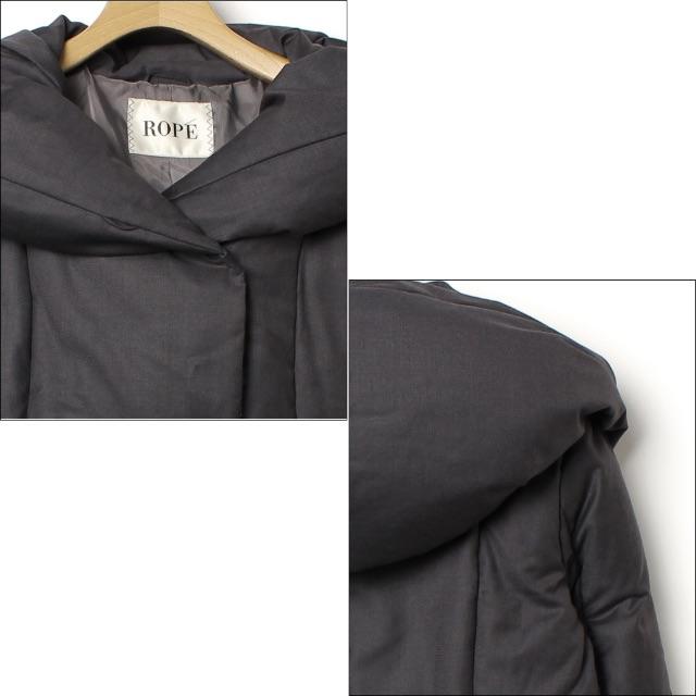 ROPE’(ロペ)のROPE ダウン コート ❤︎ Aライン グレー S~M レディースのジャケット/アウター(ダウンコート)の商品写真