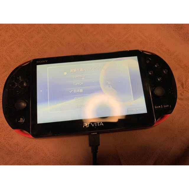 ゲームソフト/ゲーム機本体psvita pch-2000型