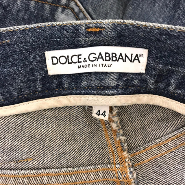 D&G Dolce &Gabbana クラッシュ ダメージ フレアデニムパンツ
