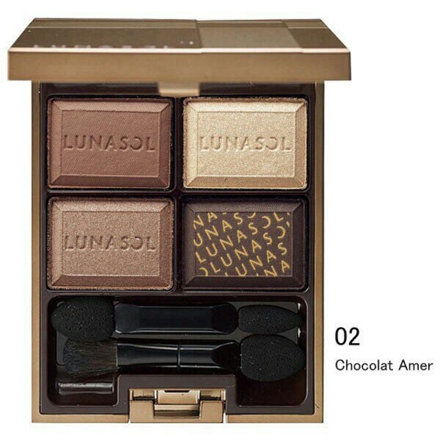 LUNASOL(ルナソル)の新品未開封 ルナソル ドゥショコラアイズ 02 Chocolate Amer コスメ/美容のベースメイク/化粧品(アイシャドウ)の商品写真