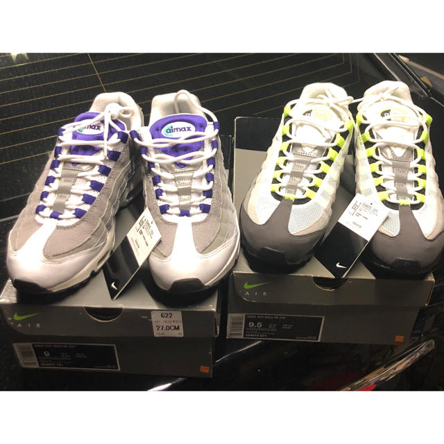 AIR MAX95 エアマックス95 OG イエロー グレープ グラデ セット