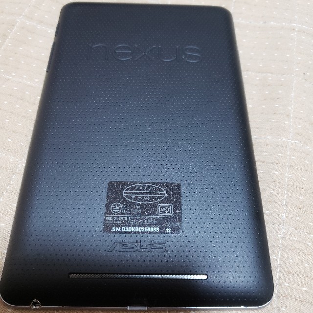 NEXUS7(ネクサス7)のNexus7 ジャンク品　 スマホ/家電/カメラのPC/タブレット(タブレット)の商品写真