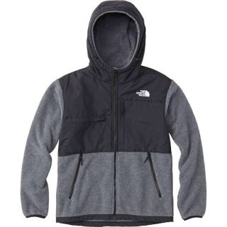 ザノースフェイス(THE NORTH FACE)のNORTH FACE ノースフェイス デナリフーディ グレー メンズSサイズ(マウンテンパーカー)