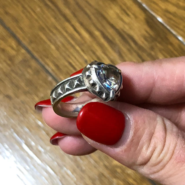 DEAL DESIGN(ディールデザイン)のDEAL TEARS  PAIN HEART RING 15号 レディースのアクセサリー(リング(指輪))の商品写真