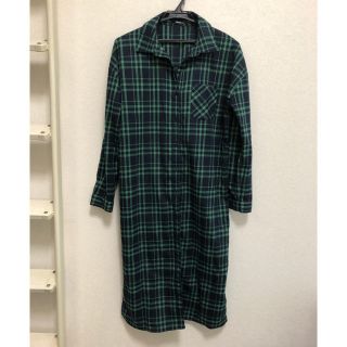 ムルーア(MURUA)のMURUA ロングチェックシャツワンピ(シャツ/ブラウス(長袖/七分))