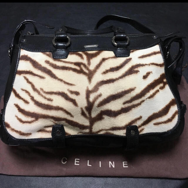 値段7月末まで　上代 305,000円 CELINE ハラコ 2wayバッグ