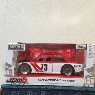 ニッサン(日産)の新品 1/24 JDM TUNERS 1973DATSUN510ブルーバード(ミニカー)