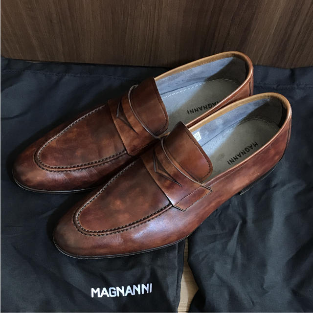 美品☆ MAGNANNI マグナーニ  ビジネスシューズ 26.5センチ 茶色