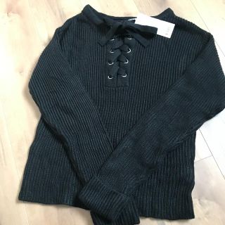 ページボーイ(PAGEBOY)の新品♡ページボーイ★ニット★レースアップ(ニット/セーター)