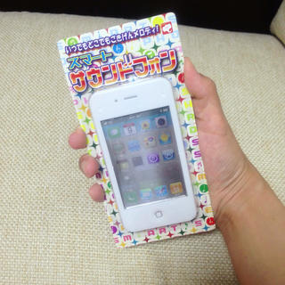 iPhone型のおもちゃ ホワイト(その他)