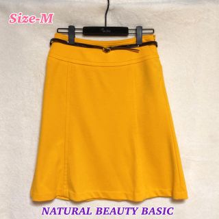 ナチュラルビューティーベーシック(NATURAL BEAUTY BASIC)の★値下げ★ ナチュラルビューティーベーシックスカート 膝丈 9号(ひざ丈スカート)