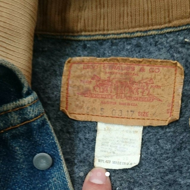 ヴィンテージ Levis Gジャン