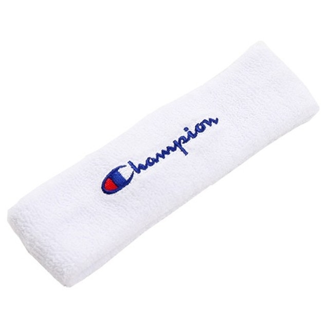 Champion(チャンピオン)の新品 F Champion basketball hair band ホワイト レディースのヘアアクセサリー(ヘアバンド)の商品写真