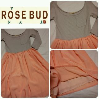 ローズバッド(ROSE BUD)のRosebud♡切り替えワンピース(ひざ丈ワンピース)