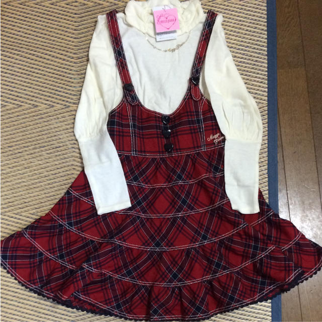 キッズ服女の子用(90cm~)メゾピアノセットアップ140サイズ☆