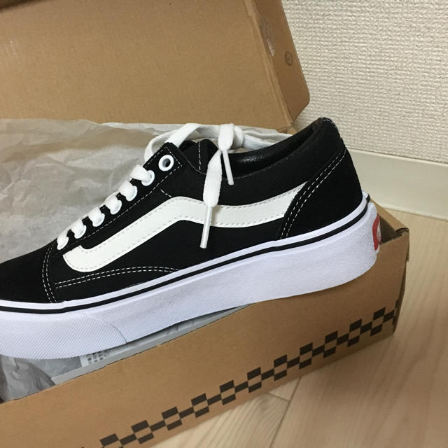 VANS オールドスクール 厚底 キャンバス地