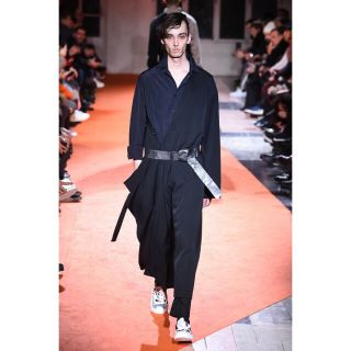 ヨウジヤマモト(Yohji Yamamoto)のyohjiyamamoto ヨウジヤマモト 18aw ラップドレスコート(チェスターコート)