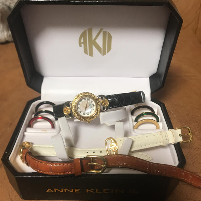 訳あり ANNE KLEIN 替えベルトベゼル 腕時計  アンクラインⅡ - 腕時計