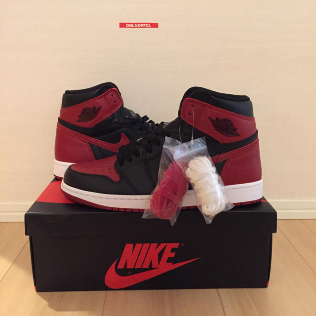 【再入荷】AIR JORDAN 1 BANNED BRED 27cm